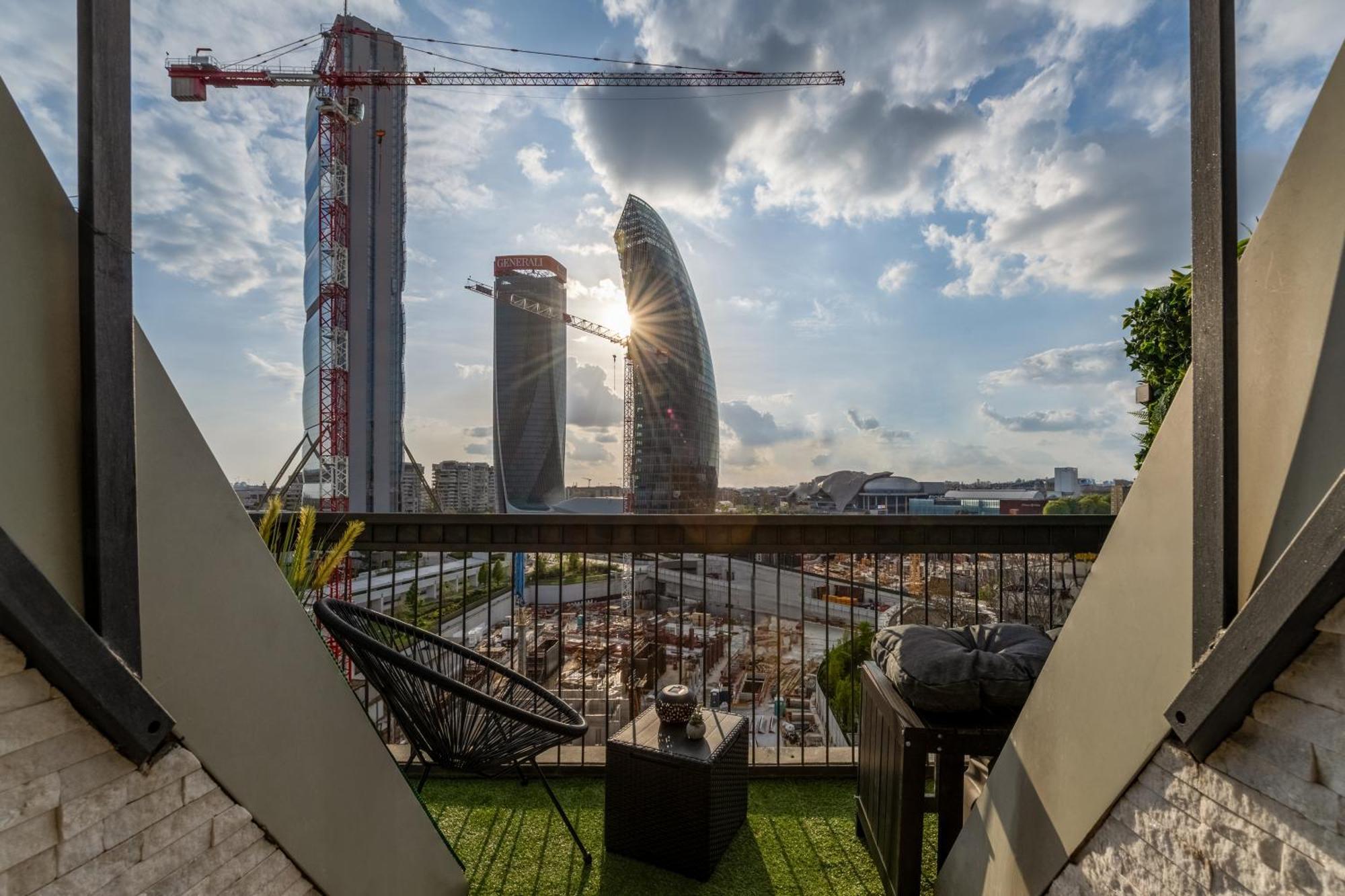 Luxury Skyview Suite - Citylife Apartment - Mico Mediolan Zewnętrze zdjęcie